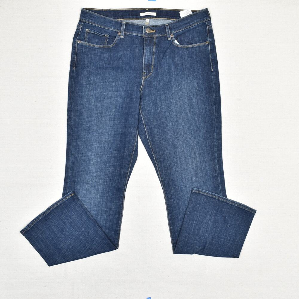 Levi's Women's Jeans Cotton Blue Size 32 Classic Bootcut Zip Solid Denim - Picture 3 of 8